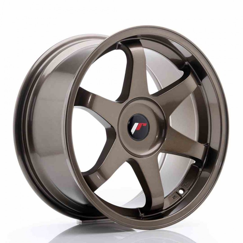 Llanta exclusiva Jr Wheels Jr3 18x9 Et35-40 Blank Bronze