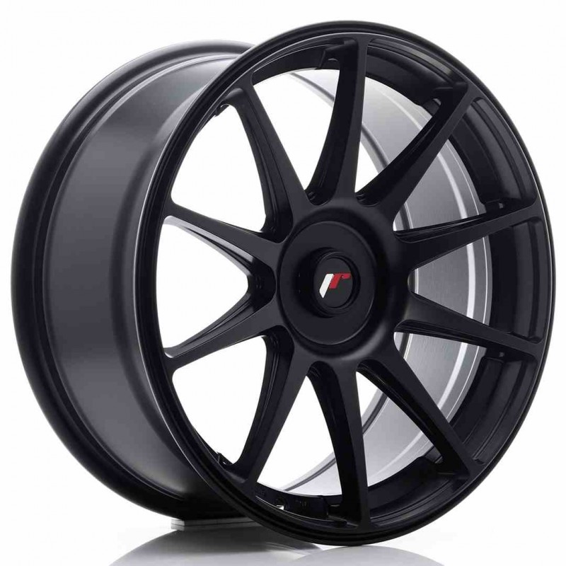 Llanta exclusiva Jr Wheels Jr11 18x8.5 Et35-40 Blank Flat Black