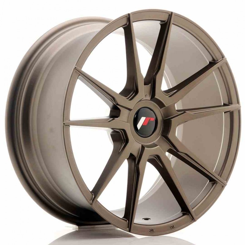 Llanta exclusiva Jr Wheels Jr21 18x8.5 Et30-40 Blank Matt Bronze