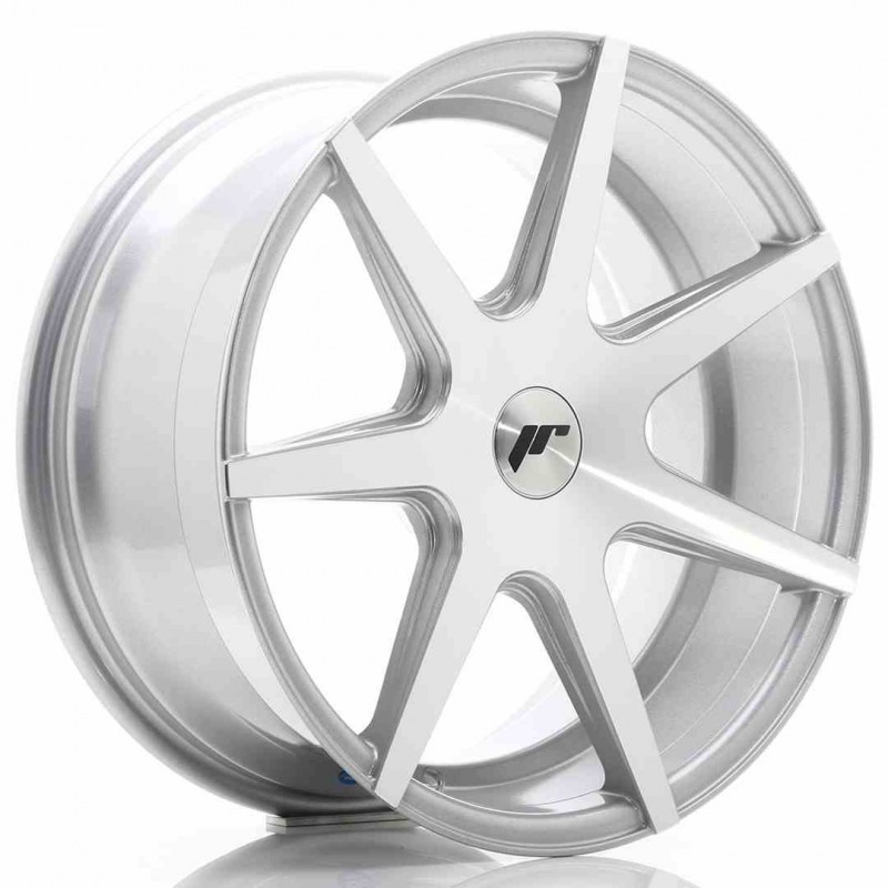 Llanta exclusiva Jr Wheels Jr20 18x8.5 Et25-40 Blank Silver Machined