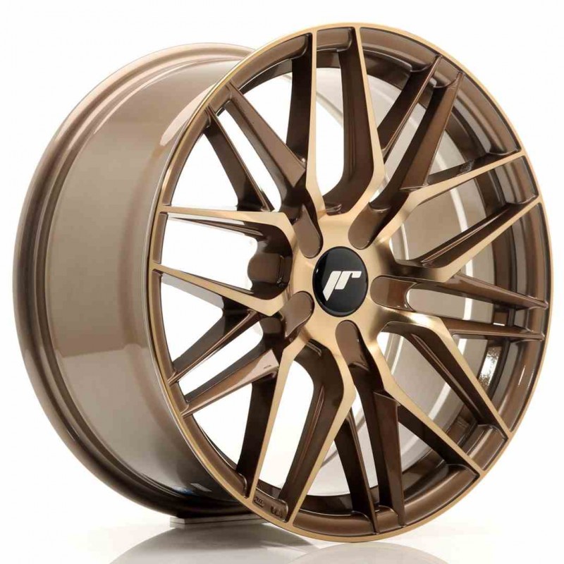 Llanta exclusiva Jr Wheels Jr28 18x8.5 Et20-40 5h Blank Platinum Bron Ze