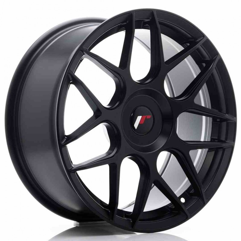 Llanta exclusiva Jr Wheels Jr18 18x8.5 Et25-45 Blank Matt Black