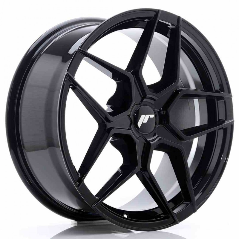Llanta exclusiva Jr Wheels Jr34 18x8 Et20-42 5h Blank Glossy Black