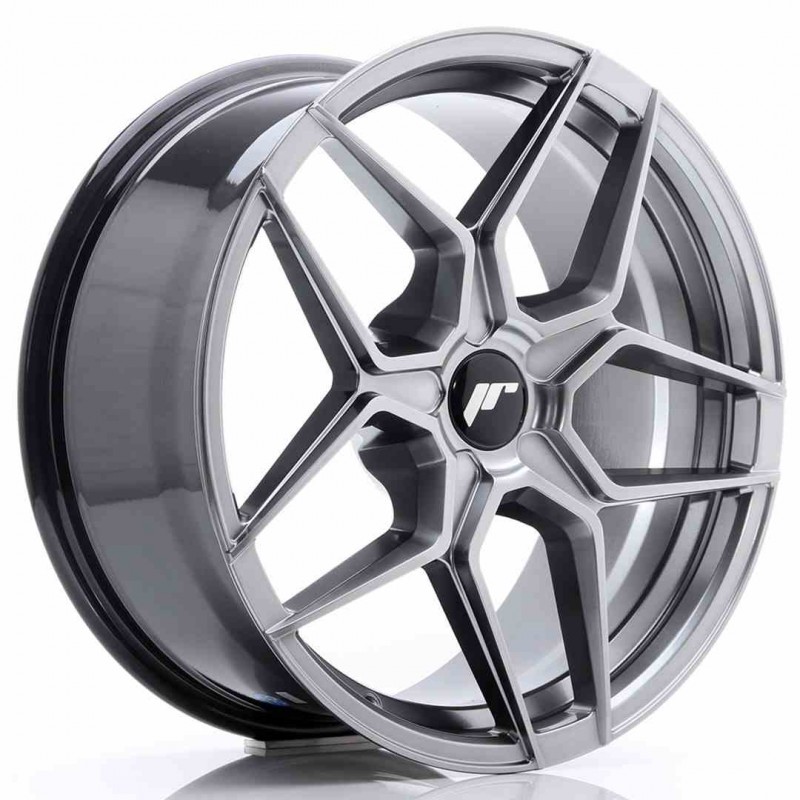 Llanta exclusiva Jr Wheels Jr34 18x8 Et20-42 5h Blank Hyper Black