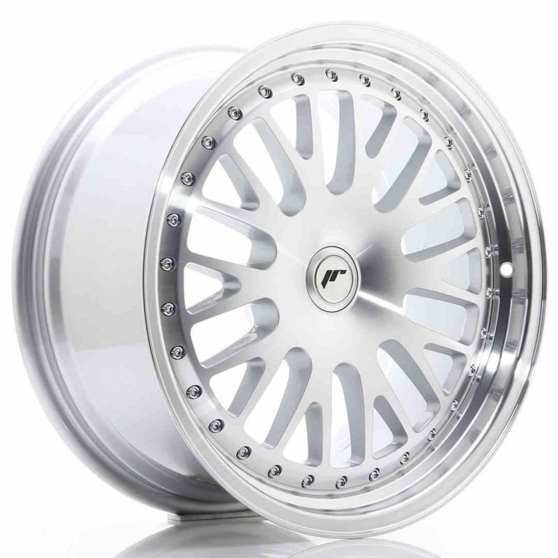 Llanta exclusiva Jr Wheels Jr10 18x8.5 Et20-45 Blank Silver Machined  Face