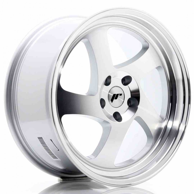 Llanta exclusiva Jr Wheels Jr15 18x8.5 Et40 5x112 Machined Silver