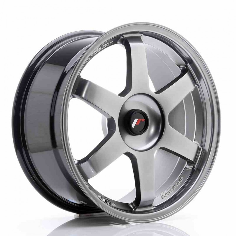Llanta exclusiva Jr Wheels Jr3 18x8.5 Et35-42 Blank Hyper Black