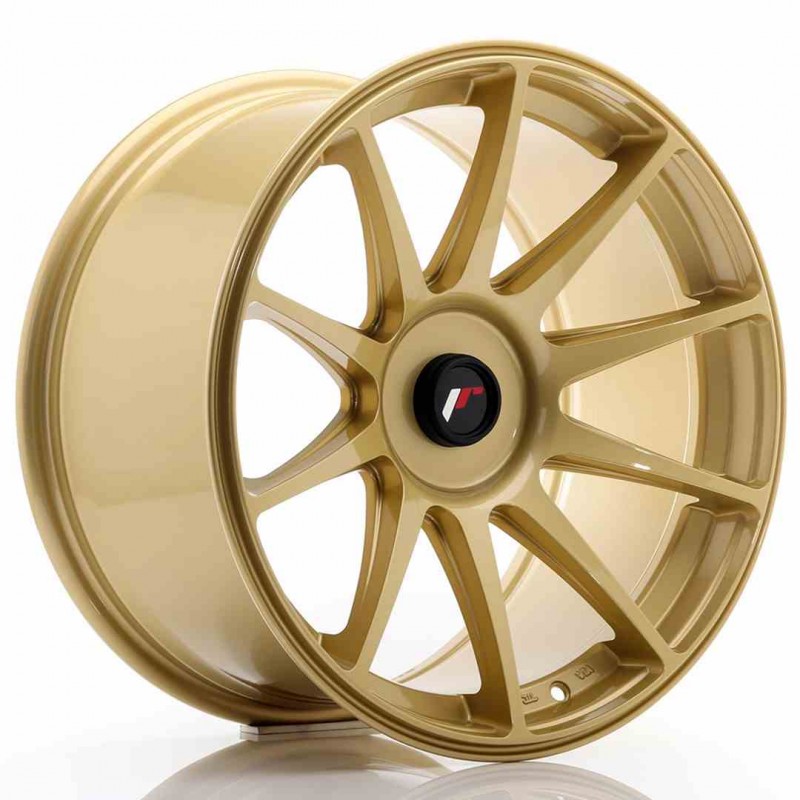 Llanta exclusiva Jr Wheels Jr11 18x9.5 Et20-30 Blank Gold