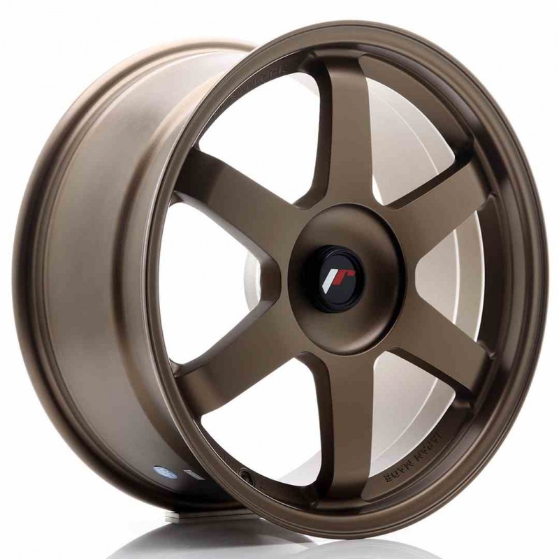 Llanta exclusiva Jr Wheels Jr3 18x8.5 Et25-42 Blank Dark Anodized Bro Nze