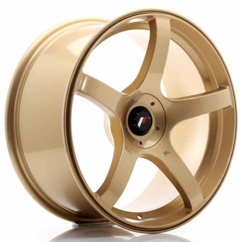 Llanta exclusiva Jr Wheels Jr32 18x8.5 Et20-38 5h Blank Gold