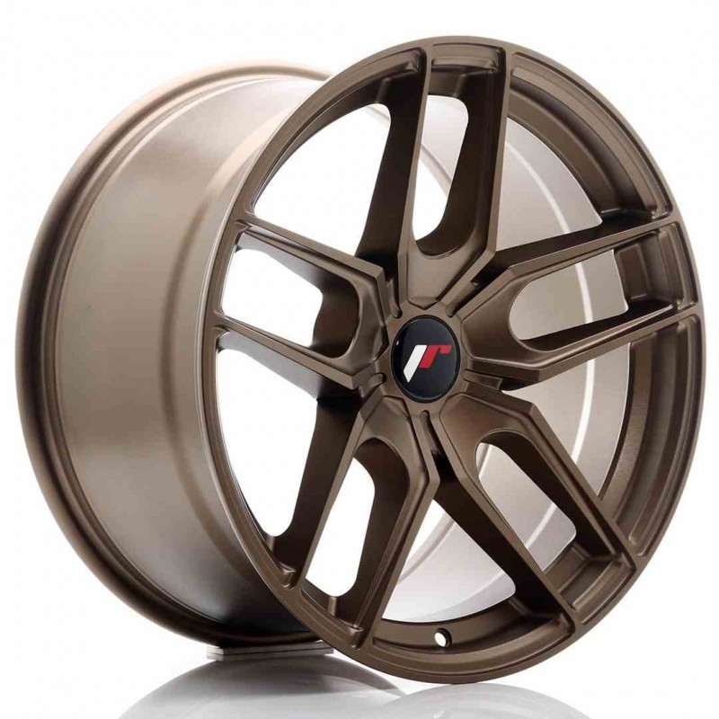Llanta exclusiva Jr Wheels Jr25 18x9.5 Et20-40 5h Blank Bronze