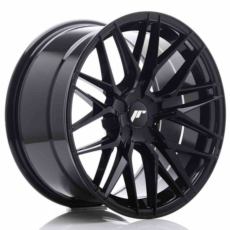 Llanta exclusiva Jr Wheels Jr28 18x9.5 Et20-40 5h Blank Gloss Black