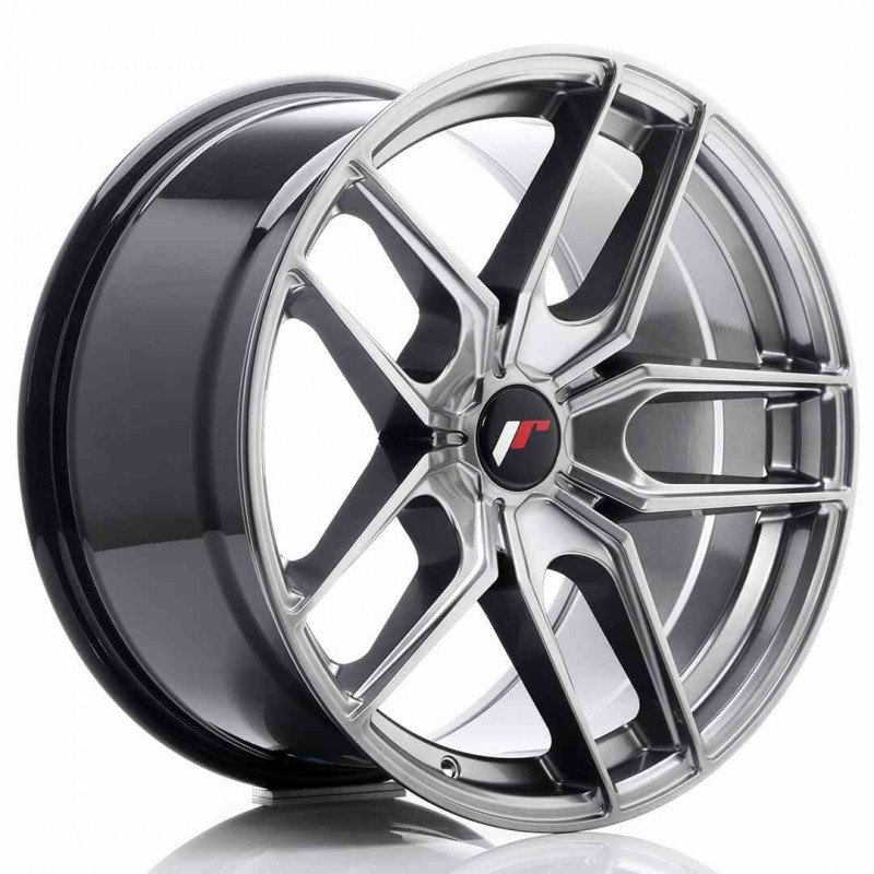 Llanta exclusiva Jr Wheels Jr25 18x9.5 Et20-40 5h Blank Hyper Black