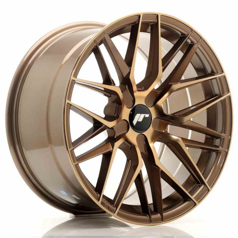 Llanta exclusiva Jr Wheels Jr28 18x9.5 Et20-40 5h Blank Platinum Bron Ze