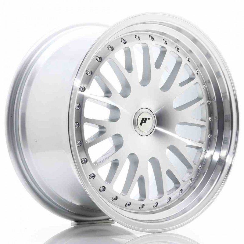 Llanta exclusiva Jr Wheels Jr10 18x9.5 Et20-40 Blank Silver Machined  Face