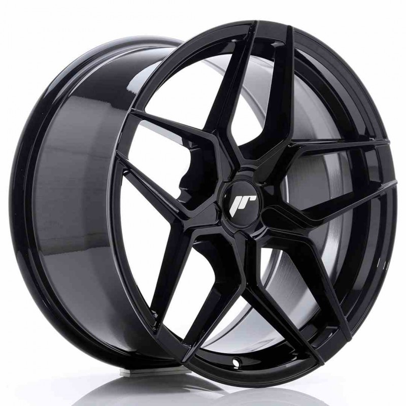 Llanta exclusiva Jr Wheels Jr34 18x9 Et20-42 5h Blank Glossy Black