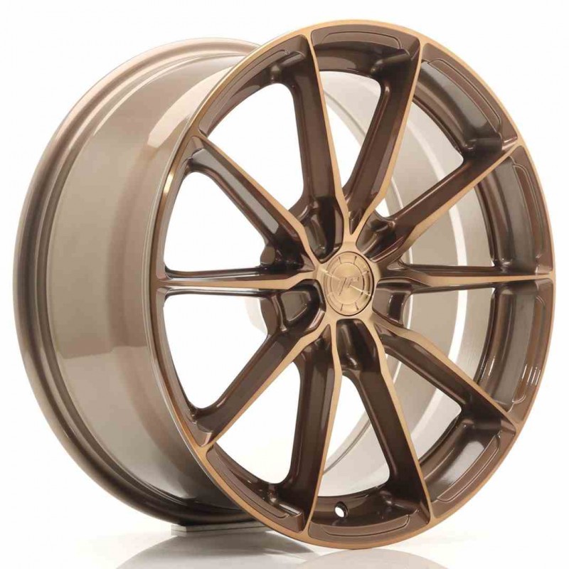 Llanta exclusiva Jr Wheels Jr37 18x8 Et20-45 5h Blank Platinum Bronze 
