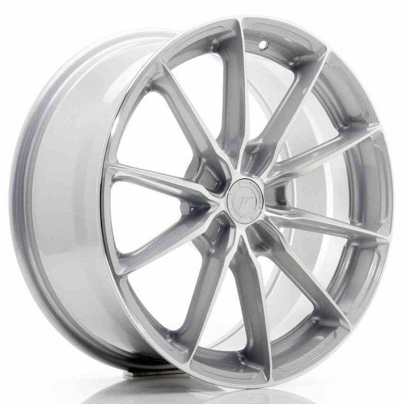 Llanta exclusiva Jr Wheels Jr37 18x8 Et20-45 5h Blank Silver Machined  Face