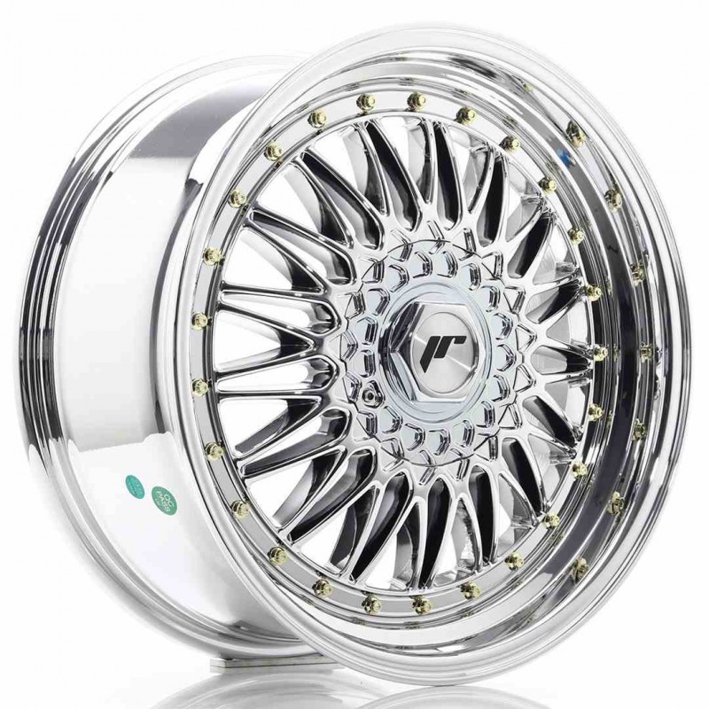 Llanta exclusiva Jr Wheels Jr9 18x8 Et35 5x112 120 Chrome