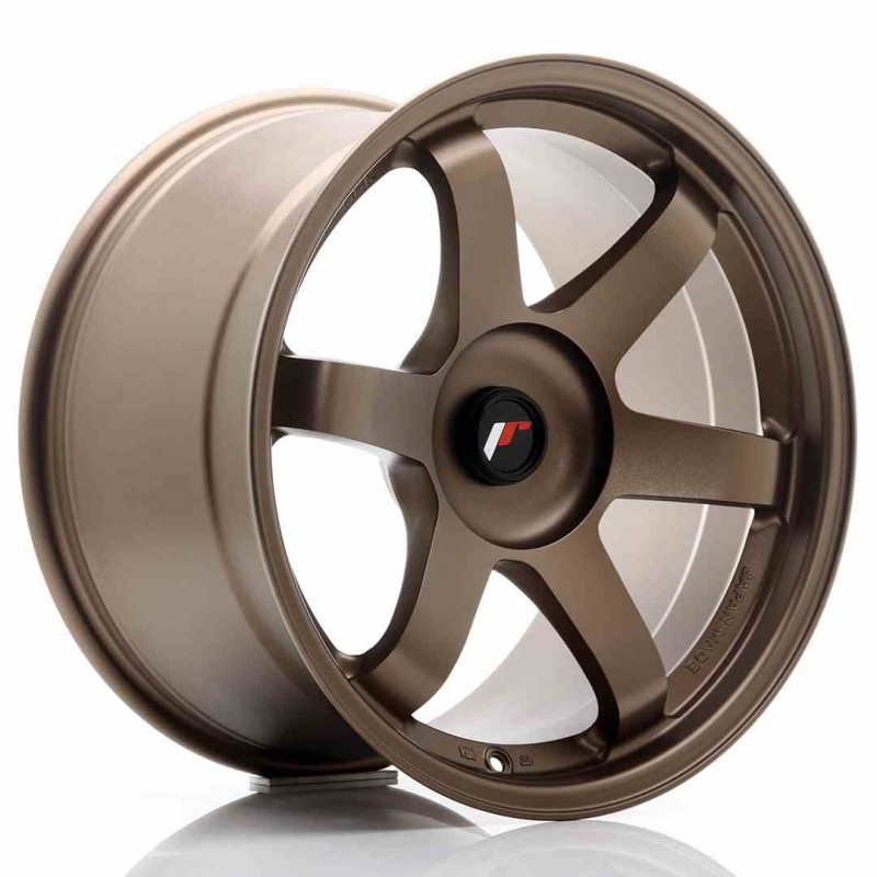 Llanta exclusiva Jr Wheels Jr3 18x10.5 Et25-30 Blank Dark Anodized Br Onze