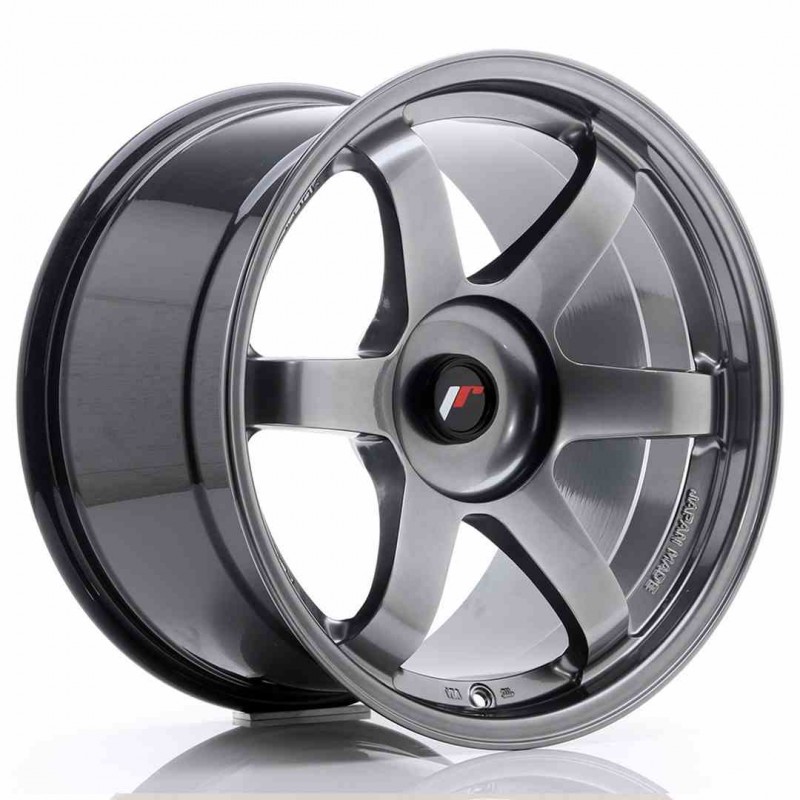 Llanta exclusiva Jr Wheels Jr3 18x10.5 Et25-30 Blank Hyper Black