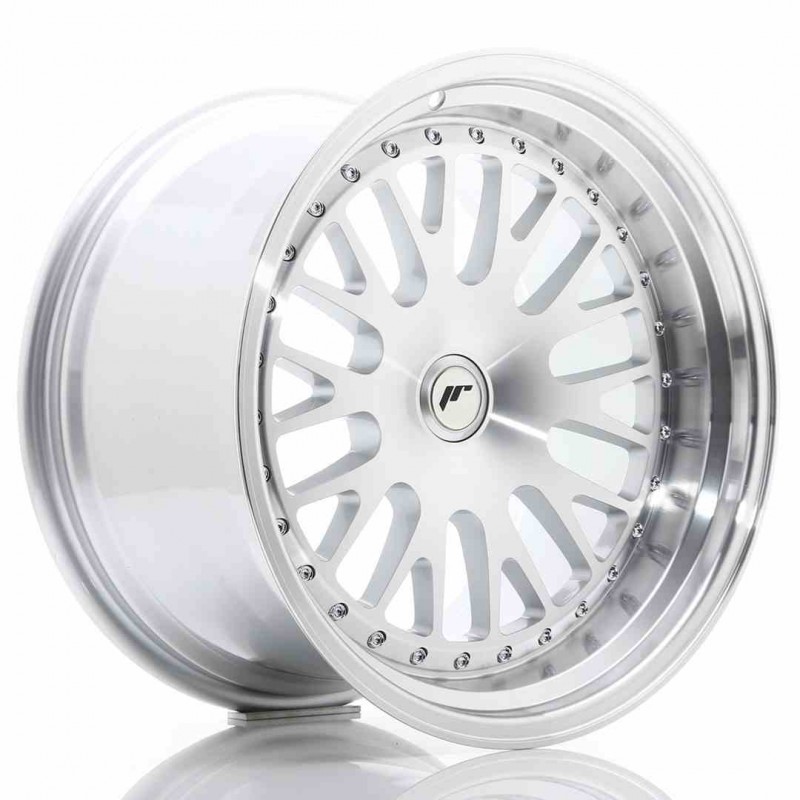 Llanta exclusiva Jr Wheels Jr10 18x10.5 Et12-25 Blank Silver Machined%2 0face