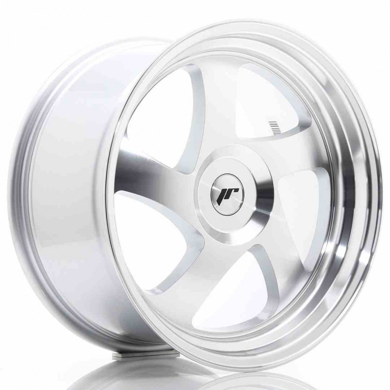 Llanta exclusiva Jr Wheels Jr15 18x9.5 Et20-40 Blank Machined Silver