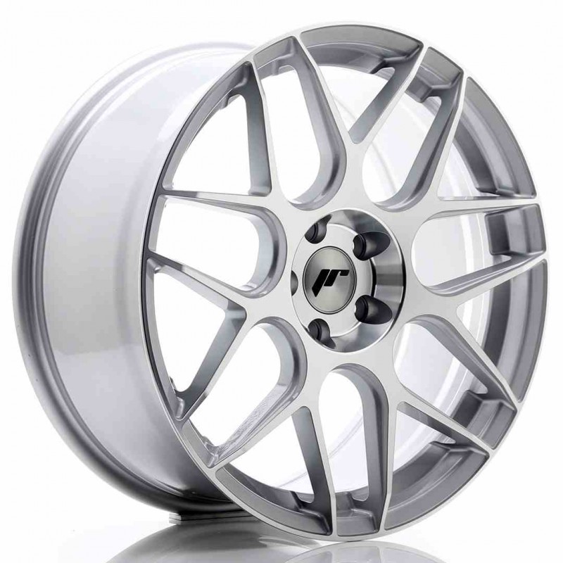 Llanta exclusiva Jr Wheels Jr18 19x8.5 Et35 5x112 Silver Machined