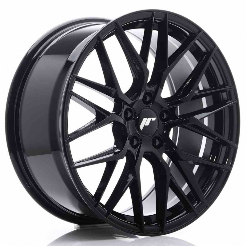 Llanta exclusiva Jr Wheels Jr28 19x8.5 Et35 5x114.3 Gloss Black