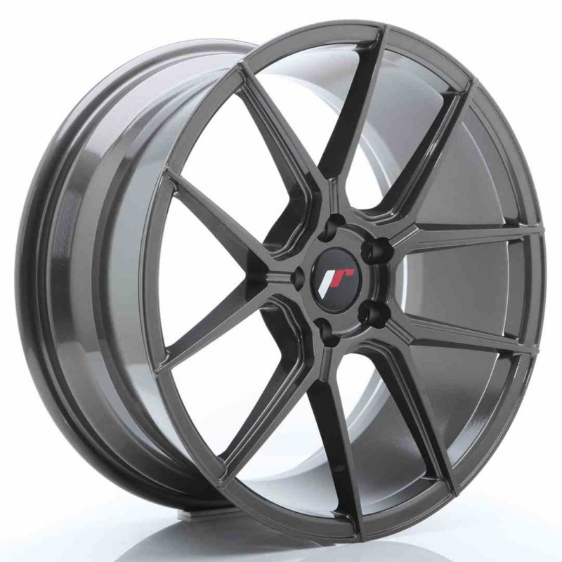 Llanta exclusiva Jr Wheels Jr30 19x8.5 Et35 5x120 Hyper Gray