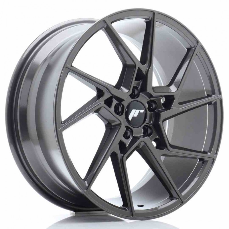 Llanta exclusiva Jr Wheels Jr33 19x8.5 Et35 5x120 Hyper Gray
