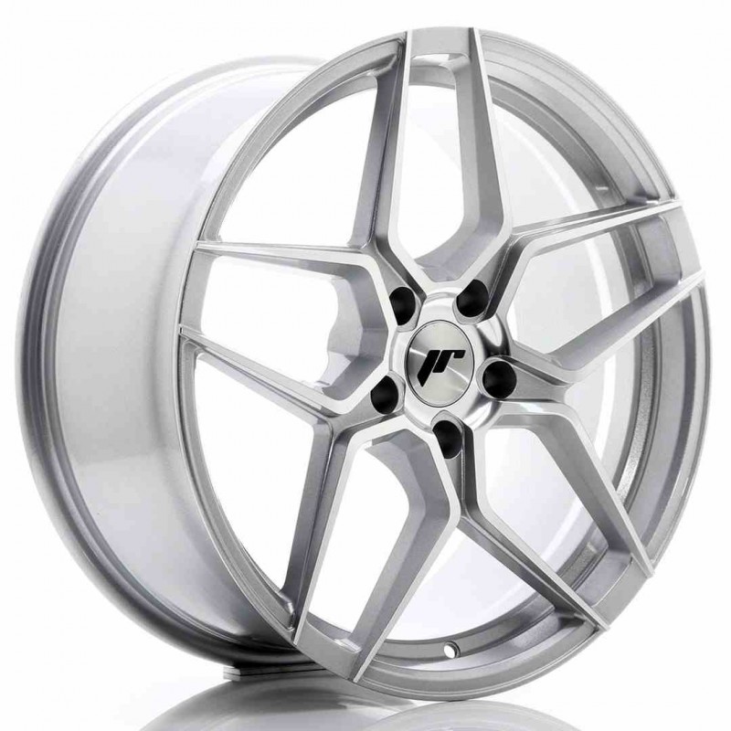 Llanta exclusiva Jr Wheels Jr34 19x8.5 Et35 5x120 Silver Machined Fac E
