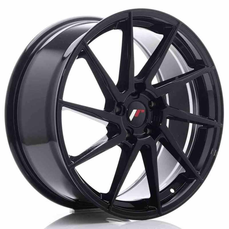 Llanta exclusiva Jr Wheels Jr36 19x8.5 Et35 5x120 Gloss Black