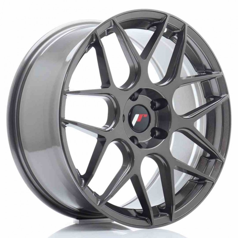 Llanta exclusiva Jr Wheels Jr18 19x8.5 Et40 5x112 Hyper Gray