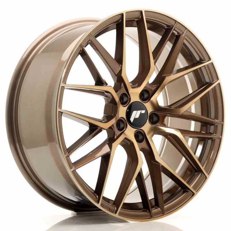 Llanta exclusiva Jr Wheels Jr28 19x8.5 Et40 5x112 Platinum Bronze