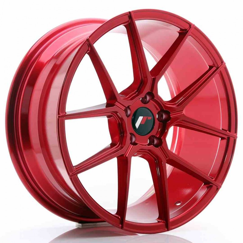 Llanta exclusiva Jr Wheels Jr30 19x8.5 Et40 5x112 Platinum Red