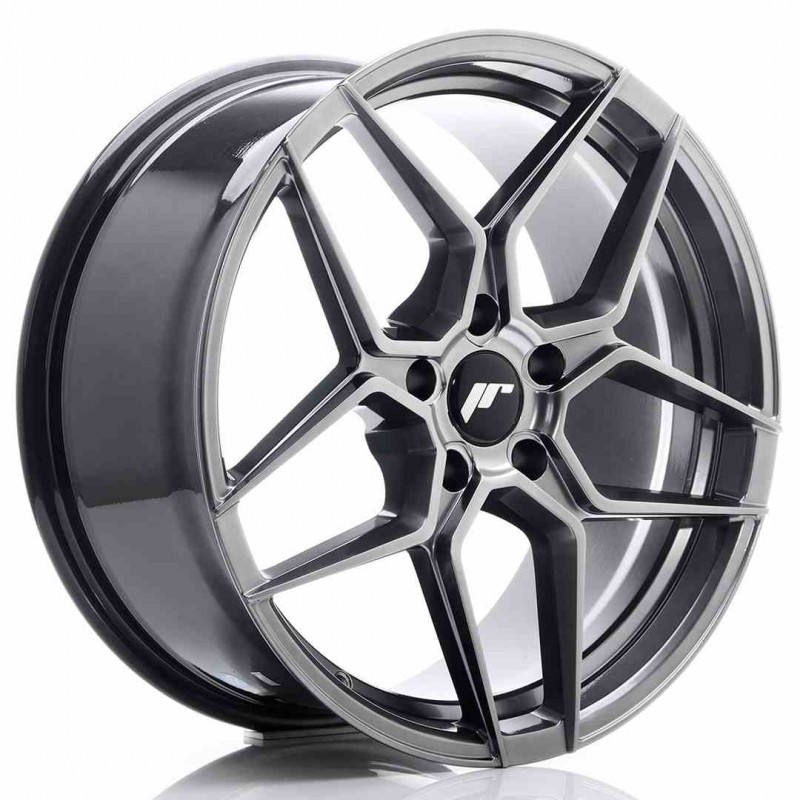 Llanta exclusiva Jr Wheels Jr34 19x8.5 Et40 5x112 Hyper Black