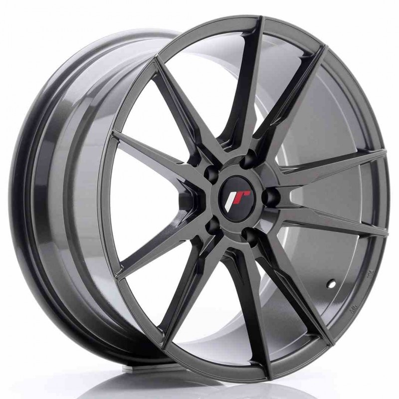 Llanta exclusiva Jr Wheels Jr21 19x8.5 Et40 5x114.3 Hyper Gray