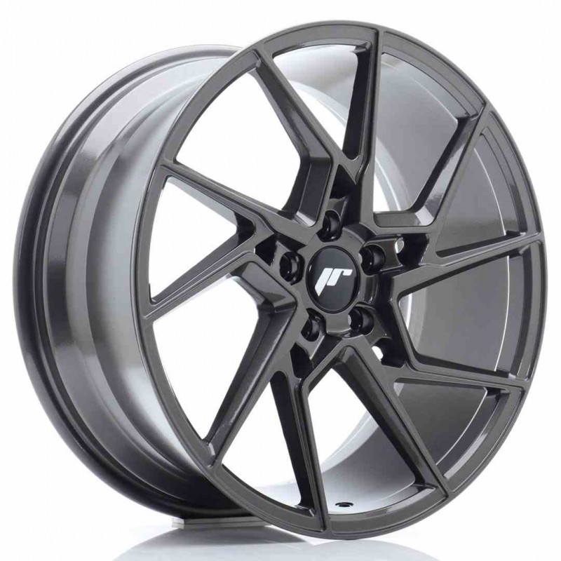 Llanta exclusiva Jr Wheels Jr33 19x8.5 Et42 5x112 Hyper Gray