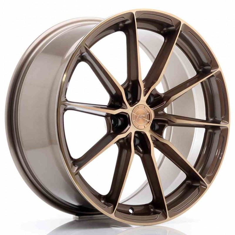 Llanta exclusiva Jr Wheels Jr37 19x8.5 Et35 5x112 Platinum Bronze