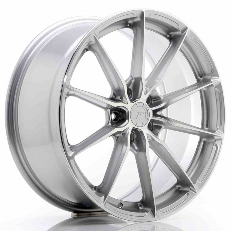 Llanta exclusiva Jr Wheels Jr37 19x8.5 Et45 5x112 Silver Machined Fac E