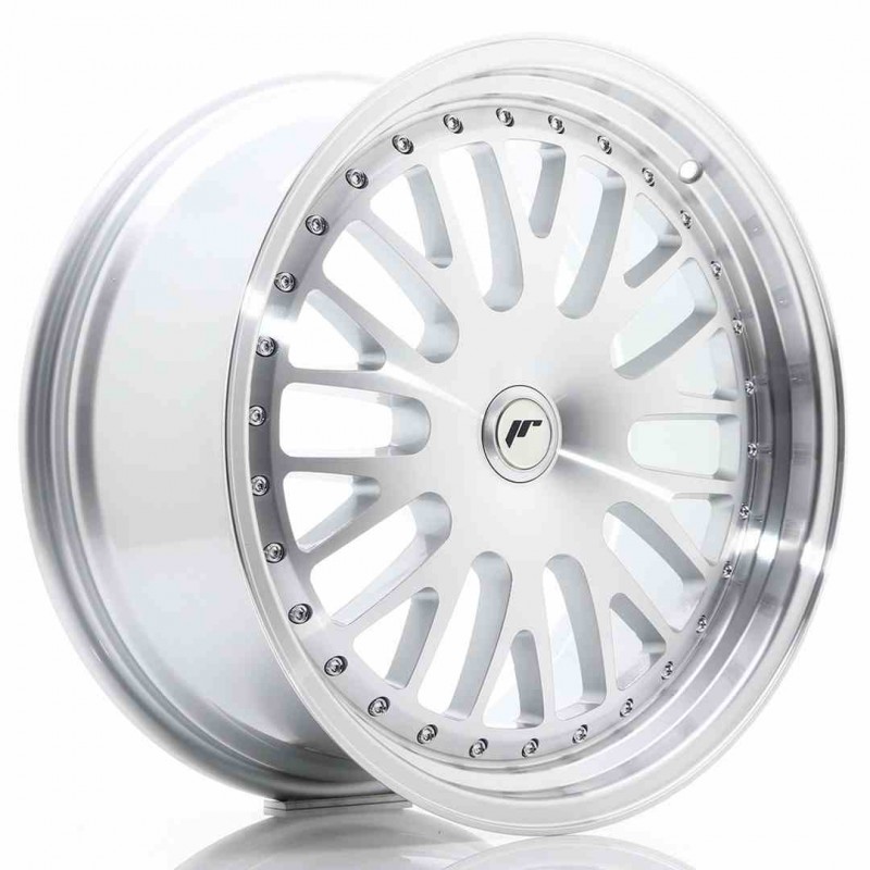 Llanta exclusiva Jr Wheels Jr10 19x8.5 Et20-35 Blank Silver Machined  Face