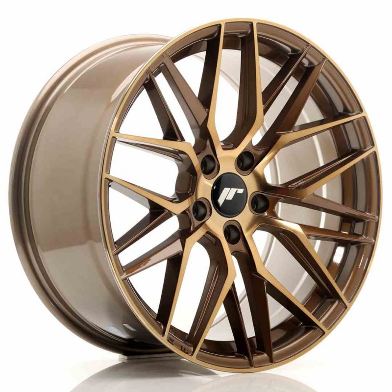 Llanta exclusiva Jr Wheels Jr28 19x9.5 Et35 5x120 Platinum Bronze