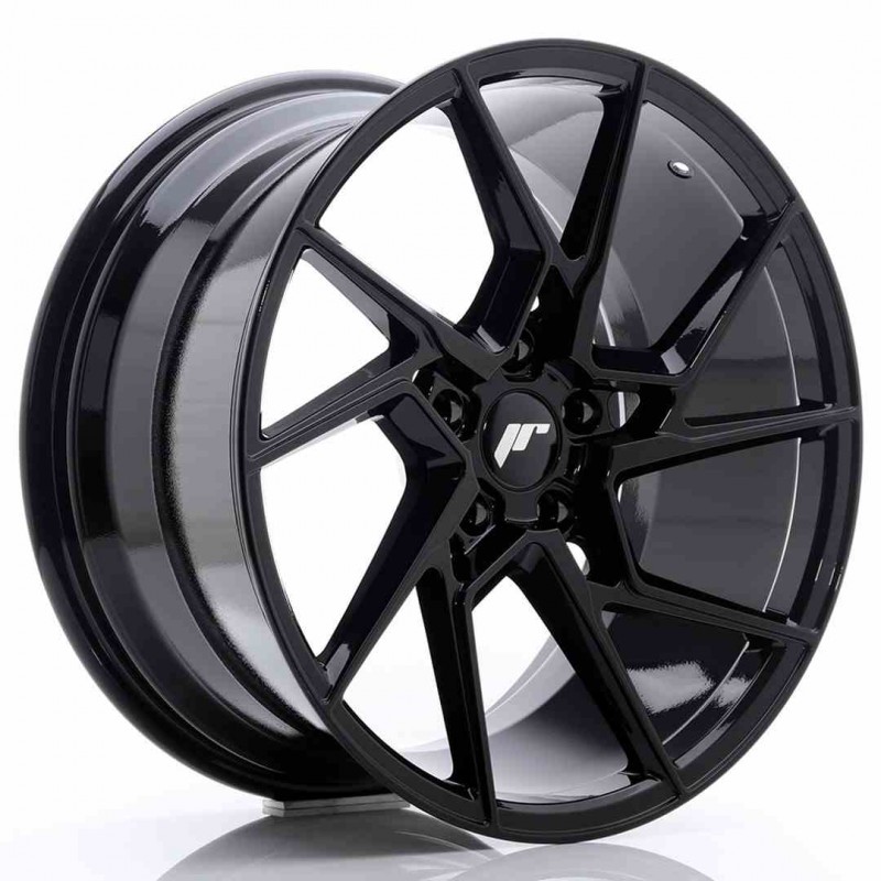 Llanta exclusiva Jr Wheels Jr33 19x9.5 Et35 5x120 Glossy Black