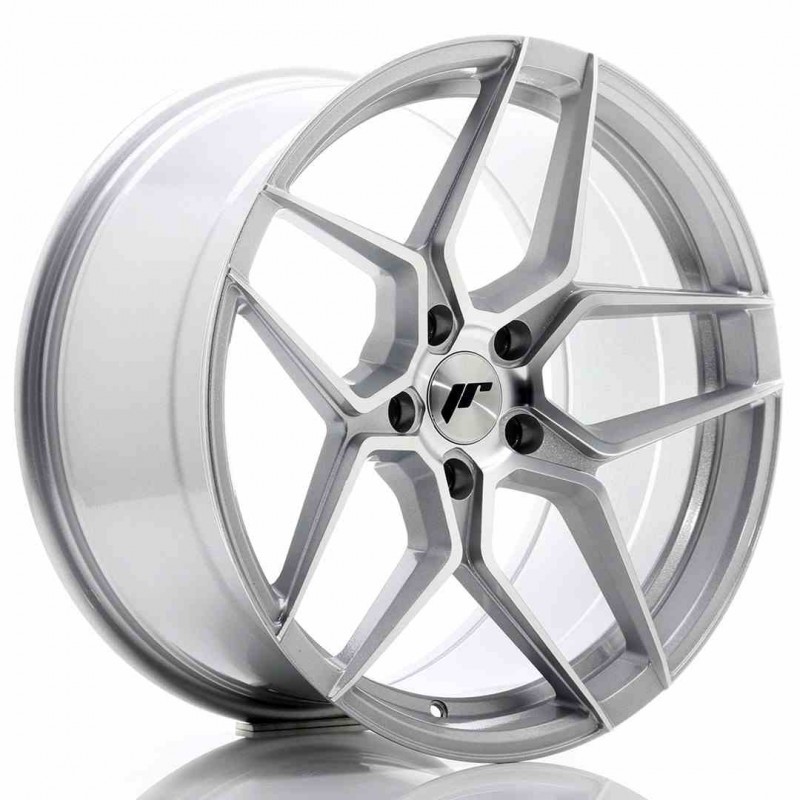 Llanta exclusiva Jr Wheels Jr34 19x9.5 Et35 5x120 Silver Machined Fac E