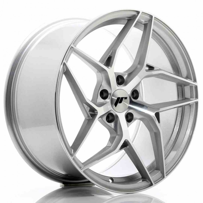 Llanta exclusiva Jr Wheels Jr35 19x9.5 Et35 5x120 Silver Machined Fac E