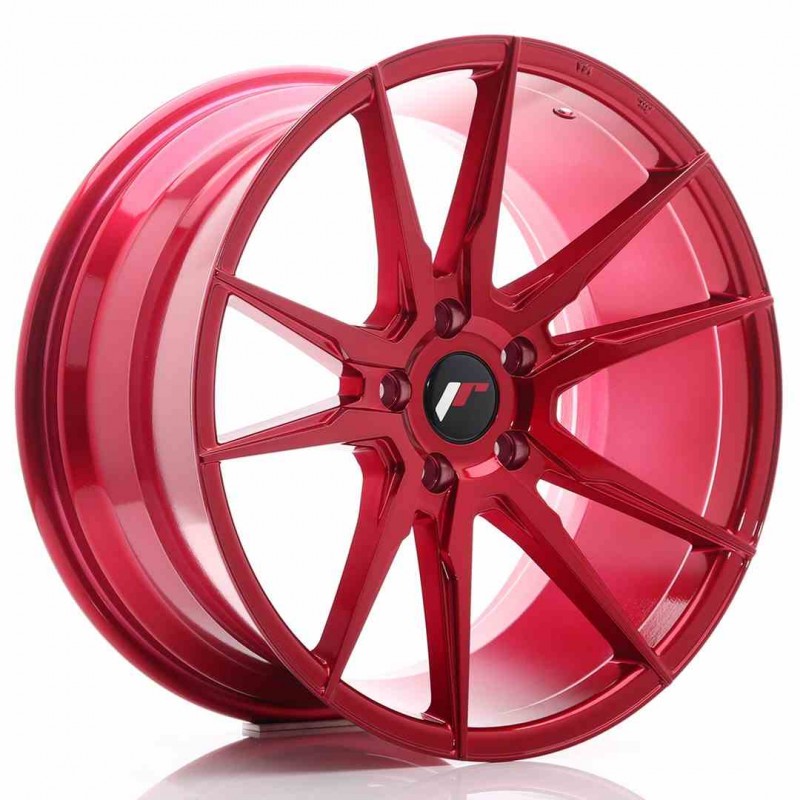 Llanta exclusiva Jr Wheels Jr21 19x9.5 Et40 5x120 Platinum Red