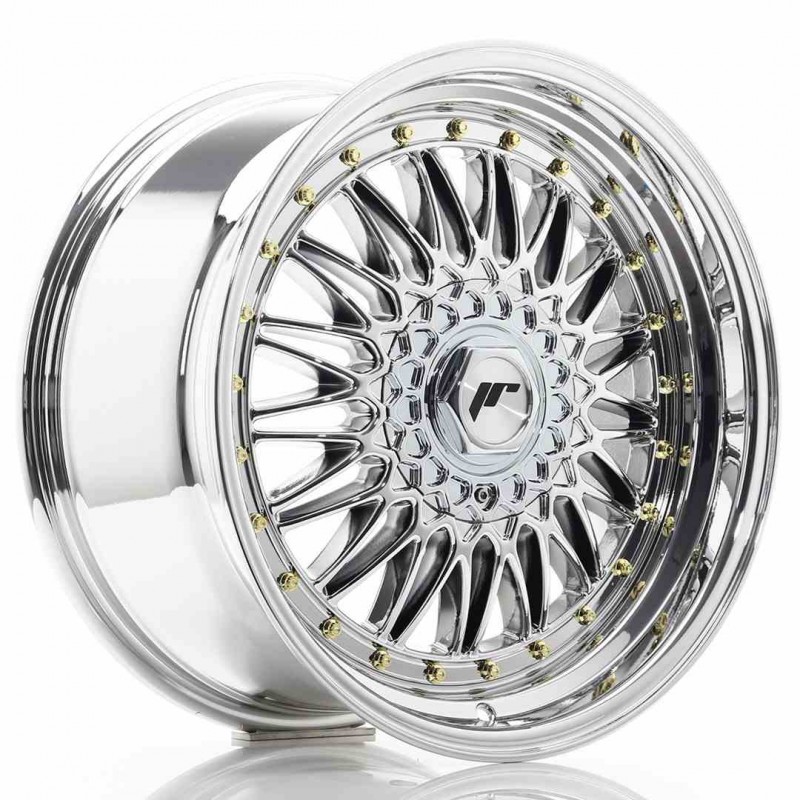 Llanta exclusiva Jr Wheels Jr9 18x9 Et20-40 Blank Chrome