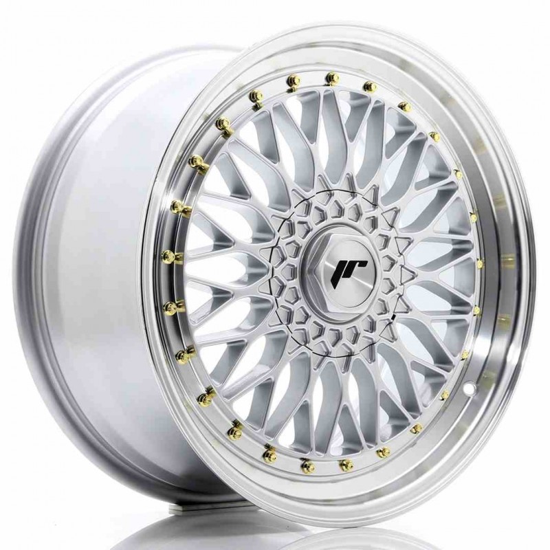 Llanta exclusiva Jr Wheels Jr9 19x8.5 Et35 Blank Silver W Machined Li P