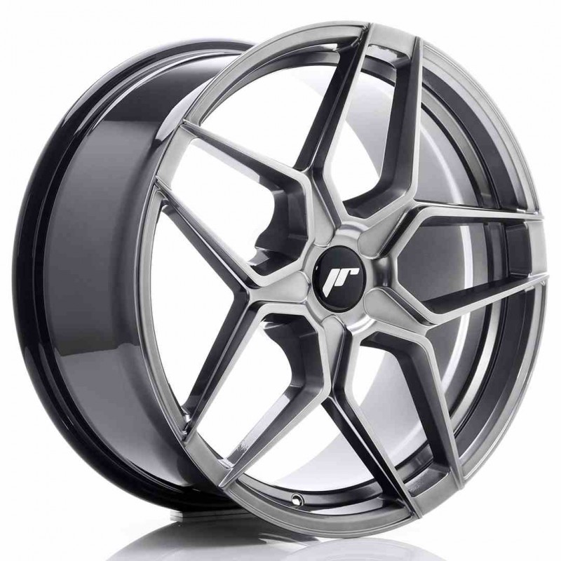Llanta exclusiva Jr Wheels Jr34 19x8.5 Et35-40 5h Blank Hyper Black